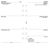 Filofax 2013 Personal Week to View Diary