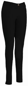 TuffRider Women's Starter Lowrise Pull-On Breech, Black, 28