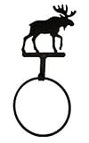 Village Wrought Iron TBR-19 Moose Towel Ring