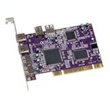 SONNET TECHNOLOGIES FWUSB2A Tango 6PORT Firewire/usb 2.0 Pci 400MBPS/480MBPS Mac