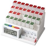Medcenter System Talking Monthly Pill Reminder & Organizer