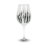 Lolita Love My Party Wild Child 16-Ounce Acrylic Wine Glasses, Set of 2