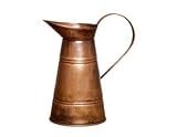Tierra-Derco International AC13720 12-Inch Copper Plated Pitcher, Bronze