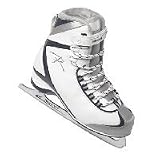 Riedell Soft Series 625 White/Blue - Size 7