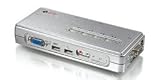 Equip KVM 4-Port Pocket Switch, 1,8 m silber