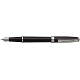 Sheaffer Prelude Fountain Pen Medium Nib with Cartridges, Black Lacquer Finish with Nickel Plate Trim (SH/373-0)
