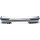 Front Black Bumper 1998-2000 Ford Ranger Pickup Truck W/o Bumper Pad Holes
