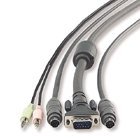 Belkin 10' Cable For Omniview Soho Series Ps/2 Kvm Cable With Audio