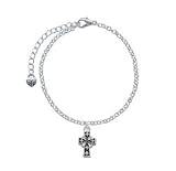 Antiqued Celtic Cross Elegant Charm Bracelet [Jewelry]
