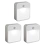 Mr. Beams MB 723 Battery-Powered Motion-Sensing LED Stick-Anywhere Nightlight, 3-Pack