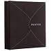 Fetco Home Decor Ardith Series, Stitched Leather Bound Album, Holds 500 4x6