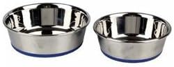 Durapet Premium Stainless Steel Bowl for Dogs and Cats -1.2pint(pack of 2)