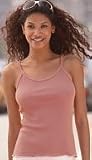 Ladies' Ringspun 2x1 Rib Tank Top with Scalloped Edges