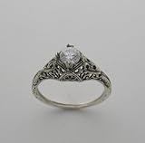 Feminine Petite Weave Filigree Design Ring