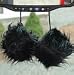 Black Shag Fuzzy Dice