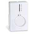 CADET 72812 Double Pole Line Voltage Dual Diaphragm temperature Control Heat Wall Thermostat White (T4398B) (08132)
