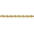 Discounts Ladies 18K Gold Plated 4 mm Coffe Bean 20 cm Chain Bracelet