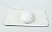 InterPro Leather White Mouse Pad (with Synthetic Non Slip Base)