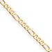 10k 2.2mm Figaro LINK Chain Necklace - 30 Inch