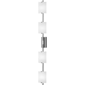 Eglo 83303A Fondo, Nickel Frosted Opal, 4-Light Track Light Fixture by Eglo