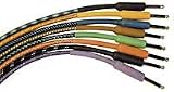 CBI Braided Guitar Instrument Cable 10 Foot - Vintage Tweed