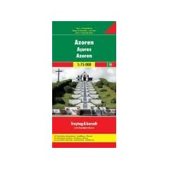 Freytag Berndt Autokarten, Azoren: Touristische Informationen, Autof�hren (Road Maps)