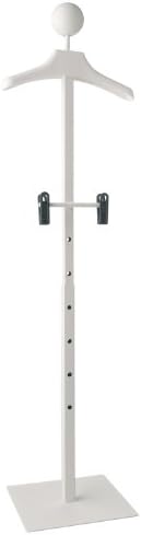 Premium Quality White Children's Floor Standing Costumer Stand Display with Hanger by NYC Garment Co.