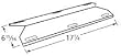 Stainless Steel Heat Plate for Charmglow, Nexgrill and Sterling Forge Grills