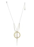 Simulated Pearl Necklace with Net Pendant