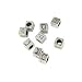 Sterling Silver Hebrew Letters, 5.5mm
