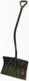 Suncast SC5350 20-Inch Snow Shovel/Pusher Combo with Ergonomic Shaped Comfort Grip Handle, No Stick Graphite Blade, And Wear Strip