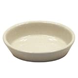 6 Ounce White Oval Straight Baking Dish (07-0737)