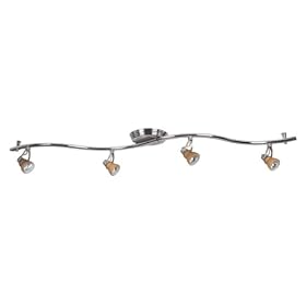 Eurofase TK-4RGR3-25 Rio Grande 4-Light Track Kit, Chrome White