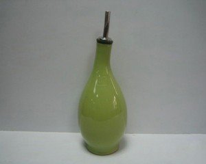 ORGANIC GREEN CURVE OIL BOTTLE - ORGANIC GREEN CURVE OIL BOTTLE