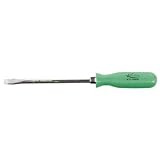 6in. Slotted Screwdriver with Green Handle by K Tool