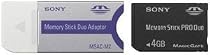Sony 4 GB Memory Stick PRO DUO ( MSX-M4GS ) (Retail Package)