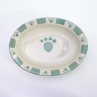 プラッツ　ペットパウ　キャットディッシュ　PR10020　PRD グリーン