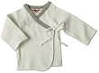 Sckoon Organic Cotton Newborn Short Kimono Brown Edge - Size 3-6 Months
