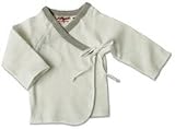 Sckoon Organic Cotton Newborn Short Kimono Brown Edge