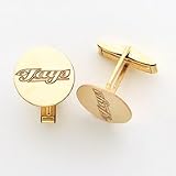 14K Toronto Blue Jays Disc Cuff Links
