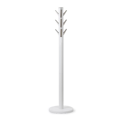 Umbra Flapper Wood Coat Rack, White