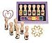 Melissa & Doug Deluxe Wooden Happy Handle Stamp Set