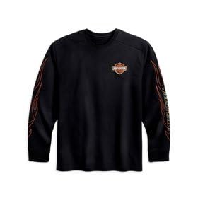 Harley-Davidson® Men's Long Sleeve Shirt. Embroidered graphics. 99042-09VM