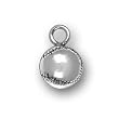 Sterling Silver Baseball Charm