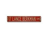 Lance Berkman Street Sign