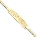 Jewelry : 14K Boston Red Sox Med Sanded Id Bracelet W/Anchor Link