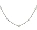 18" Bezel Set Diamonds By the Yard Necklace