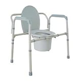 Heavy Duty Bariatric Folding Bedside Commode Seat