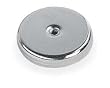 Industrial Grade 3DXX6 Round Base Magnet, 5 Lb, 1.21 In Dia