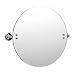 Kitchen & Housewares : Round Swivel Mirror in Chrome Finish